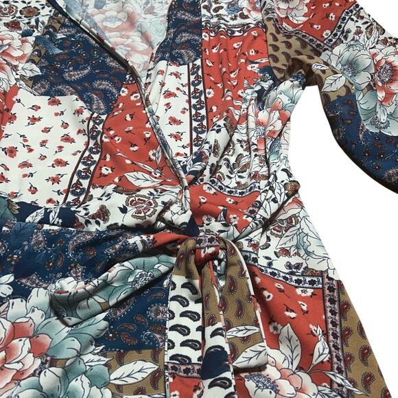 Perceptions Multicolor Patchwork Blazer - Picture 5 of 5